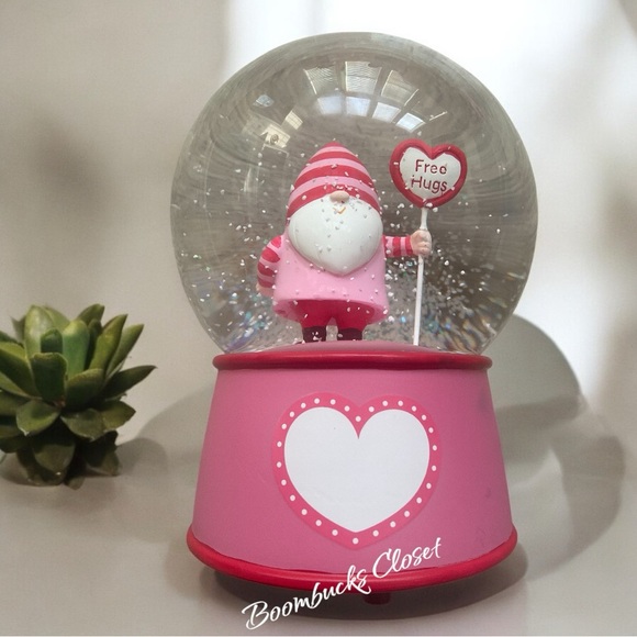 Music Box Heart Gnome Valentine Snow Globe Tune: Let me call you sweetheart - Picture 12 of 12